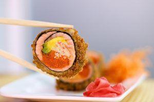 Flying Fish Roll: sushi premium sin arroz de Yao