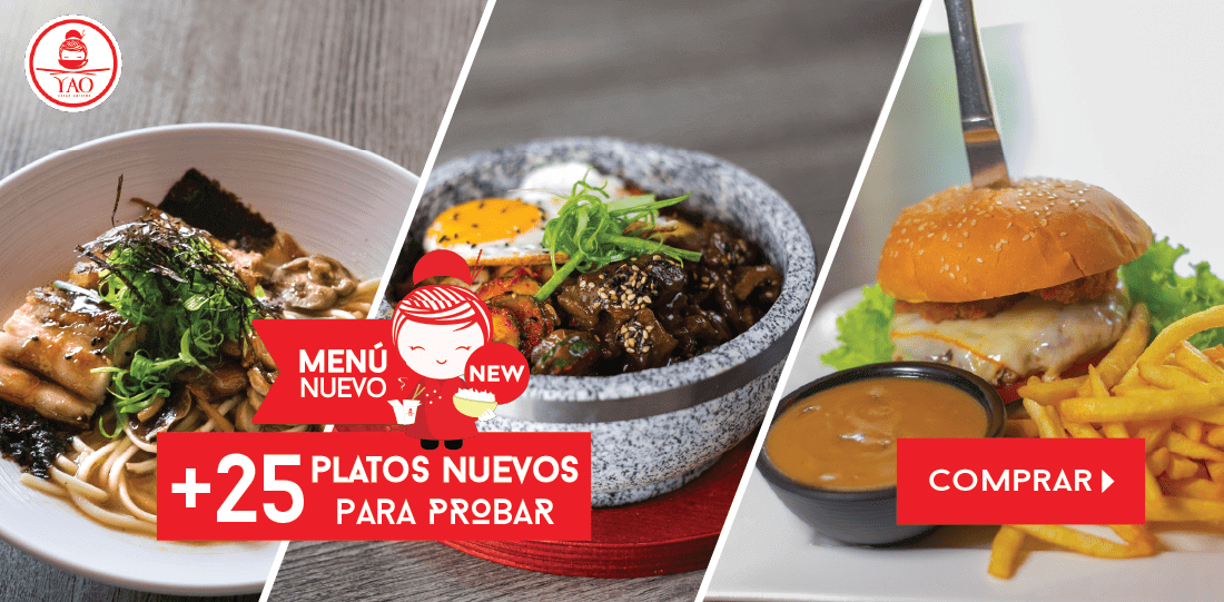 Nuevos platos  -  Restaurantes YAO Asian Cuisine