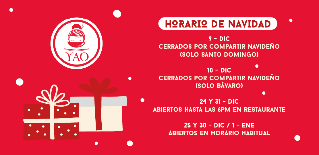 Fiesta navideña  -  Restaurantes YAO Asian Cuisine