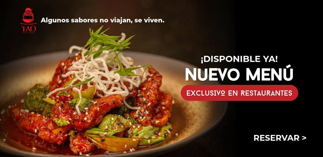 Menú nuevo - 2025  -  Restaurantes YAO Asian Cuisine